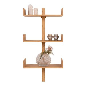 Villa Shelf - Wandregal, Bambus, natur 50x102 cm – Bild 3