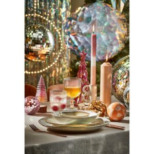 Weihnachts-Disco-Kugel – Ø25 cm – Silber – Bild 4