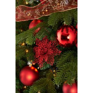 Weihnachtsbaumschmuck-Set – 100 Stück – Rot – Bild 3