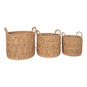 Krabi Basket - Korb, Seegras, natur, 3er-Set – Bild 4