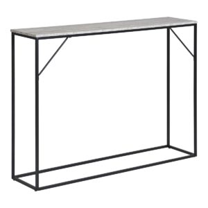 Vita Konsolentisch – Travertin-Optik, schwarz, 110 x 26 x 80 cm – Bild 4