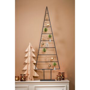 Dekoration Weihnachtsbaum – H78 x Ø36 cm – Kiefernholz – FSC 100 % – Braun – Bild 6