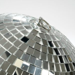 Weihnachtsdiscokugel - Ø50 cm - Silber – Bild 2