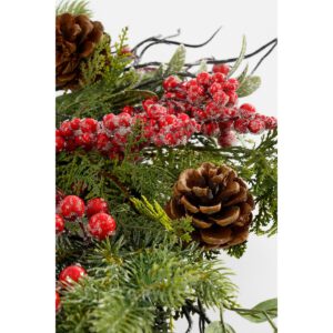 Randell Weihnachtskranz – Ø40 cm – Rot – Bild 2