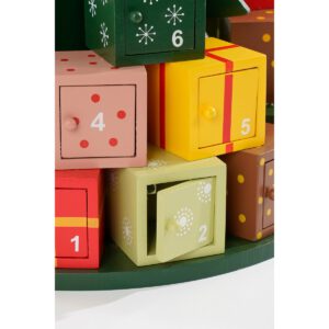 Adventskalender – H30 x Ø28 cm – MDF – 100 % FSC – Mehrfarbig – Bild 4