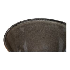 Selma Bowl - Schüssel, Keramik, grau/braun, ø15x9 cm, 4er-Set – Bild 3