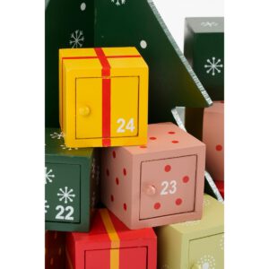 Adventskalender – H30 x Ø28 cm – MDF – 100 % FSC – Mehrfarbig – Bild 3