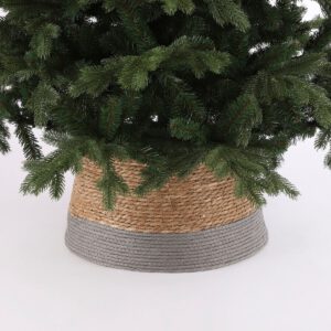 Weihnachtsbaumrock – H26 x Ø50 cm – Seegras – Grau – Bild 3