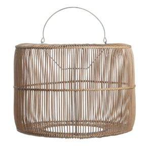 Rattanlampe | Boho Lampenschirm | Pendelleuchte LIKU (2 Größen) – Bild 7