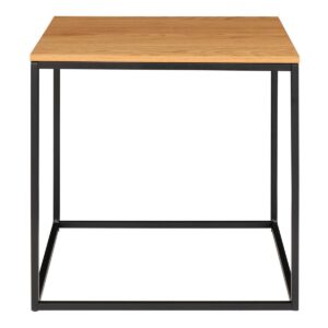 Vita Beistelltisch - Eichenoptik, schwarz, 45x45x45cm – Bild 5