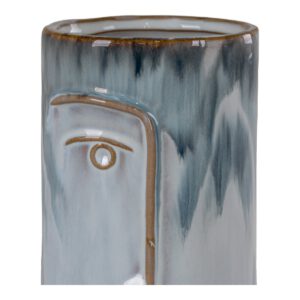 Vase - 2-Ton-Blau – Bild 3