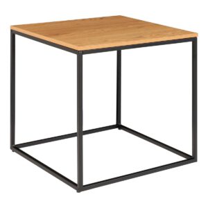 Vita Beistelltisch - Eichenoptik, schwarz, 45x45x45cm – Bild 3